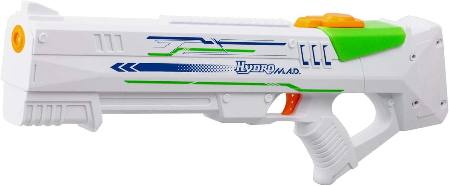 Pistola de Agua Hydro Mad Eléctrica Bizak – Lanzador Recargable