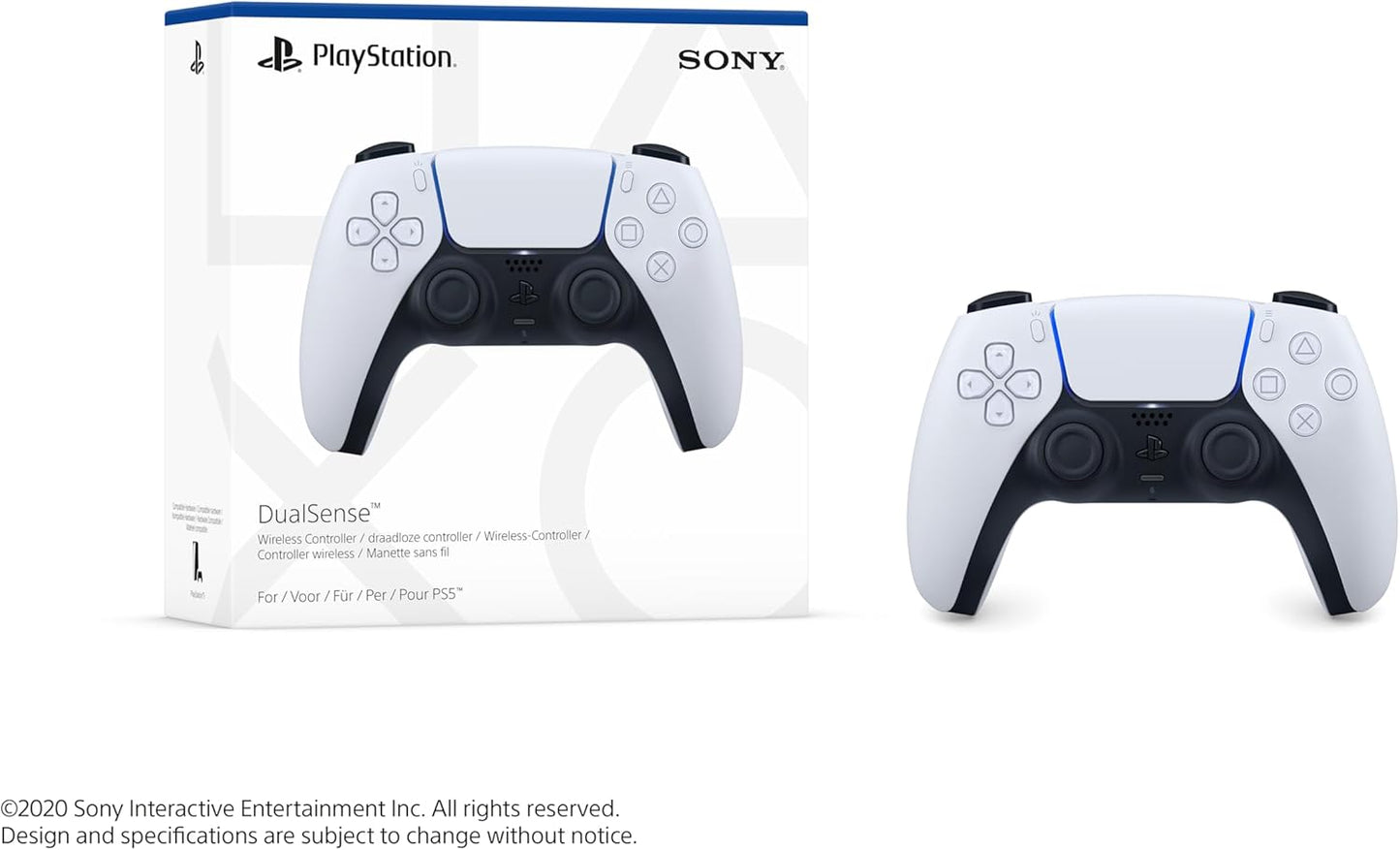 Mando DualSense PS5 Original Sony – Blanco
