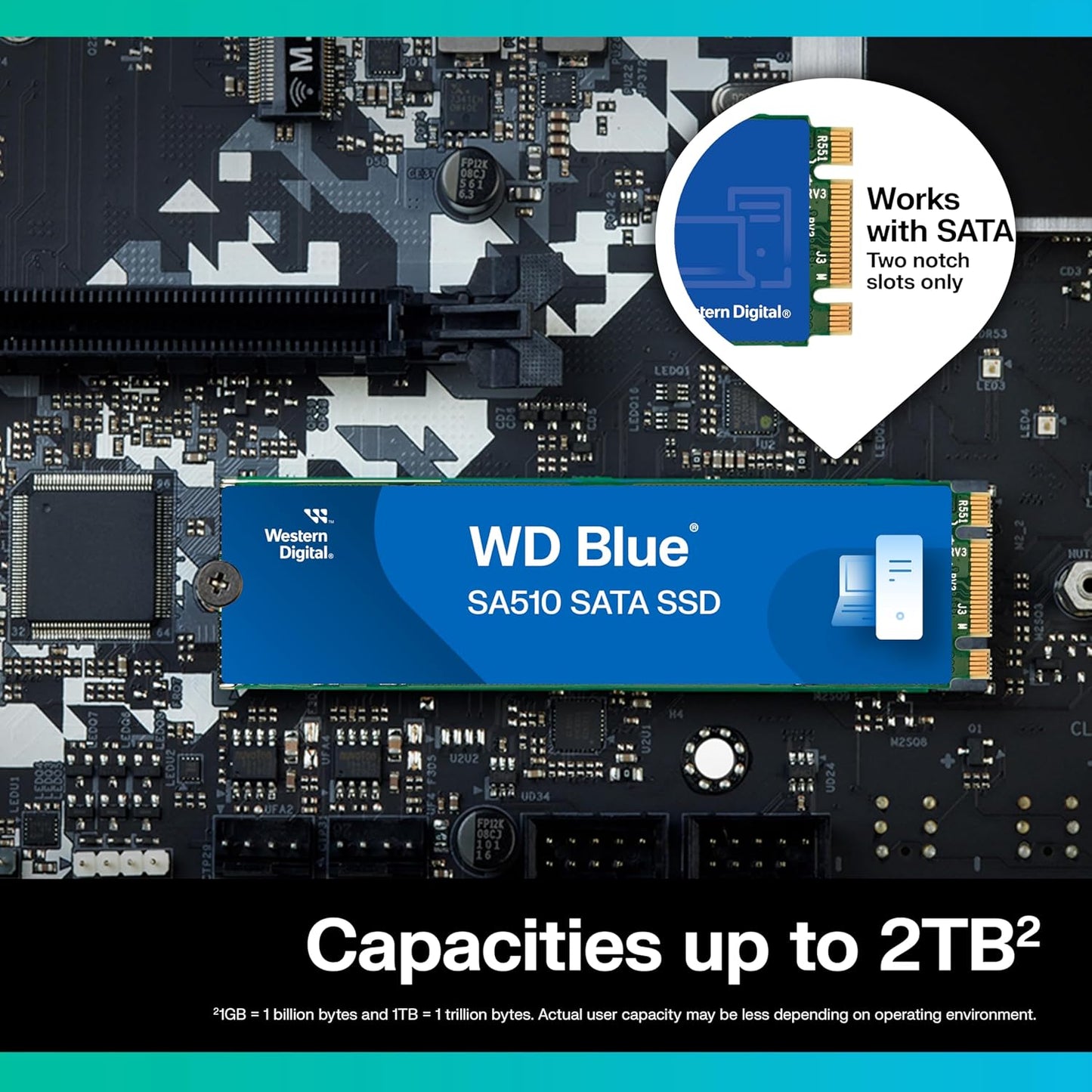 SSD WD Blue SA510 500GB – SATA M.2 2280